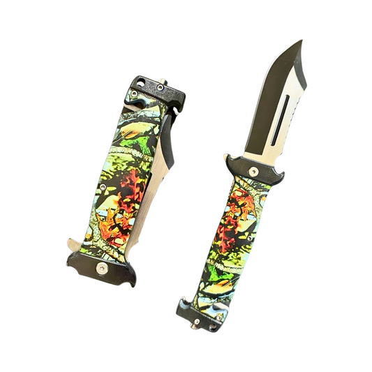 Razor Tactical - Flip Knife - Camo Rescue