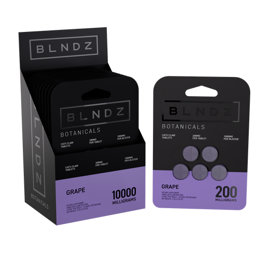 BLNDZ - 200mg Botanical Cat's Claw Extract Tabs - 5pk - 10ct