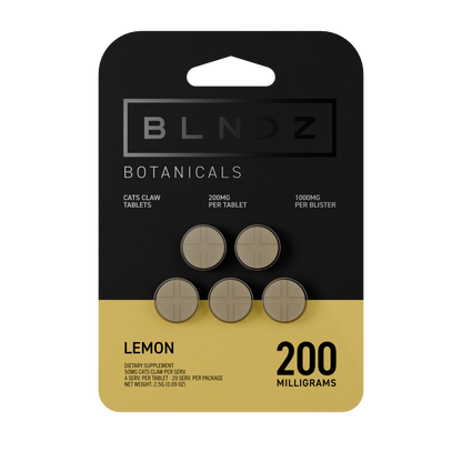 BLNDZ - 200mg Botanical Cat's Claw Extract Tabs - 5pk - 10ct