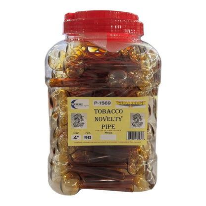 Oil Burner - 4" Amber - 90ct [ M2511 ] +