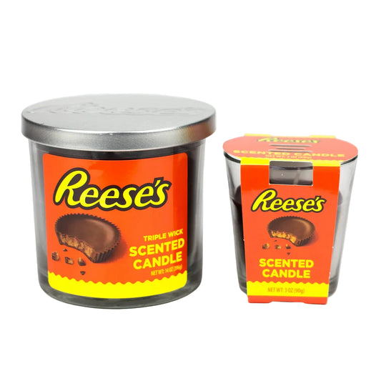 Reese's Peanut Butter Chocolate Scented Candles - 3oz & 14oz