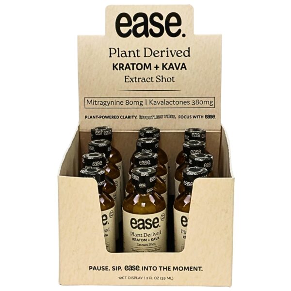 Ease - Kratom & Kava Shots - 12ct