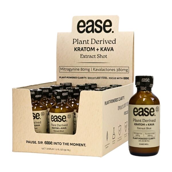 Ease - Kratom & Kava Shots - 12ct