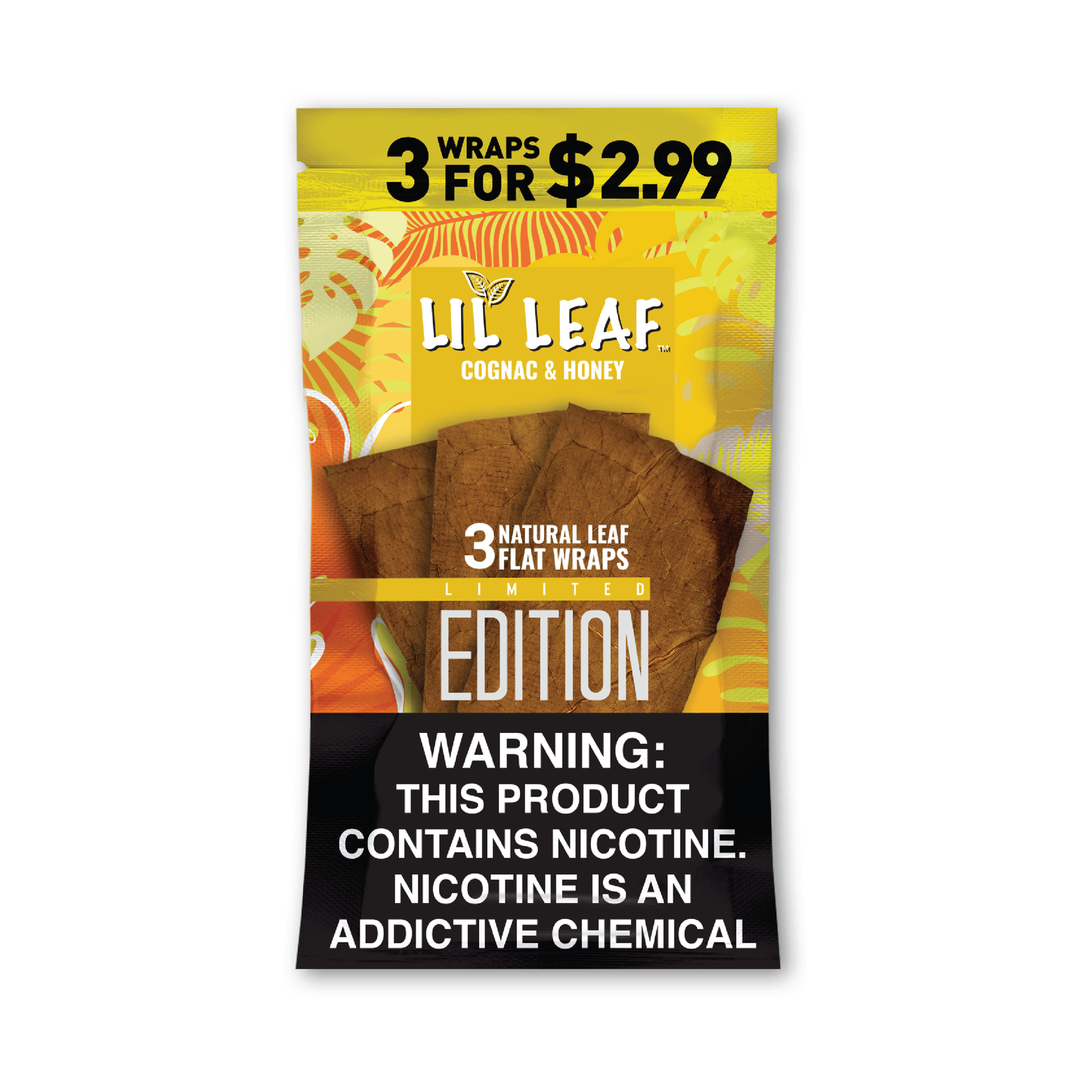 Lil Leaf Flavored Leaf Wraps (3/$2.99) Gold Edition - 3pk - 10ct