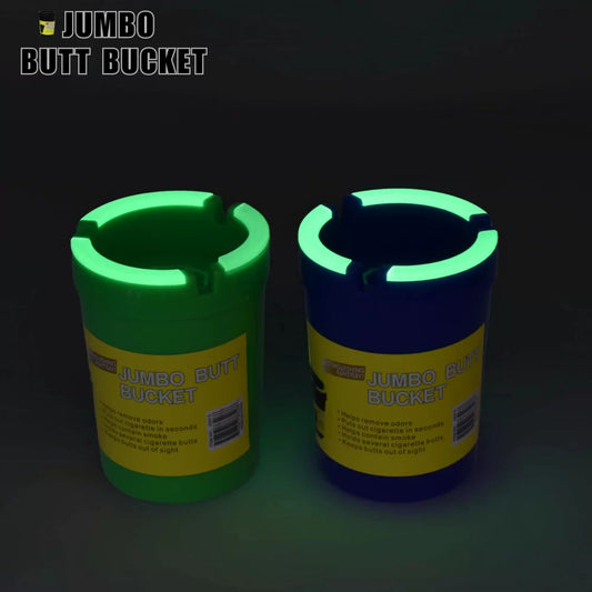 Ashtrays - Jumbo Glow Top Butt Bucket - 12ct