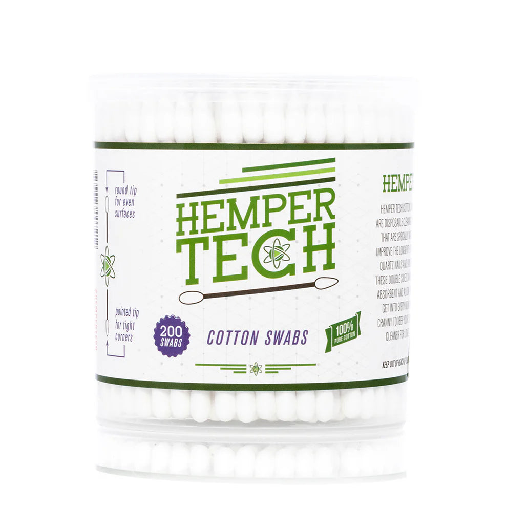 Hemper Tech Cotton Swabs (6pk) 200ct Display