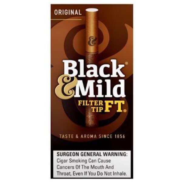 Black & Mild - Cigars - Regular w/ Filter Tip - 5pk - 10ct
