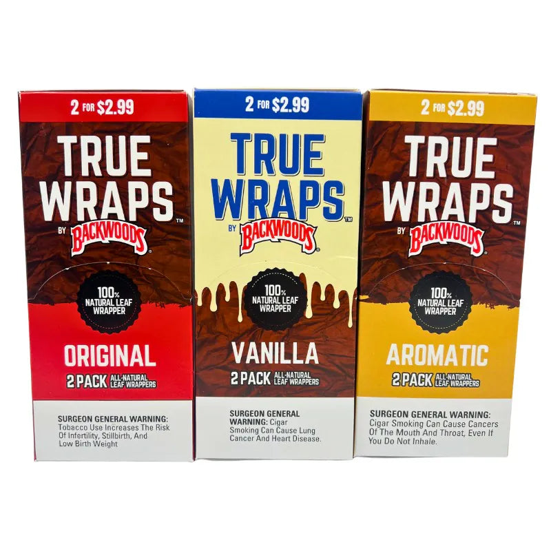 Backwoods True Wraps (2/$2.99) - 2pk - 12ct