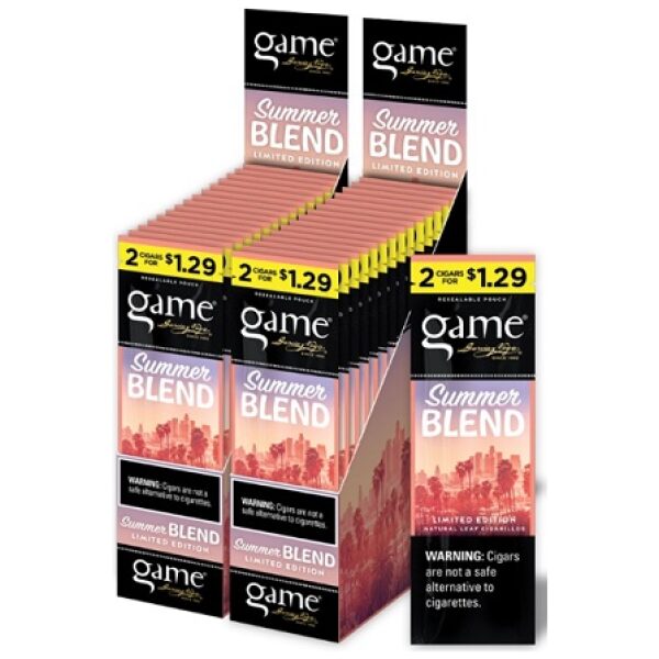 Game - Cigarillos - Summer Blend (2/$1.29) - 2pk - 30ct