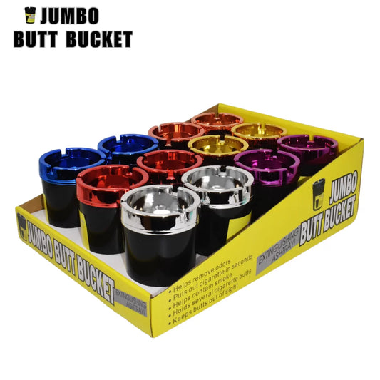 Ashtrays - Jumbo Glossy Butt Bucket - 12ct