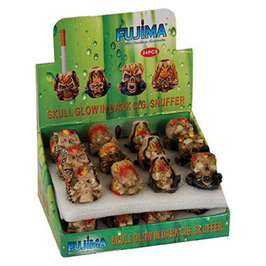 Fujima - Snuffer - Skull Glow in Dark - 24ct