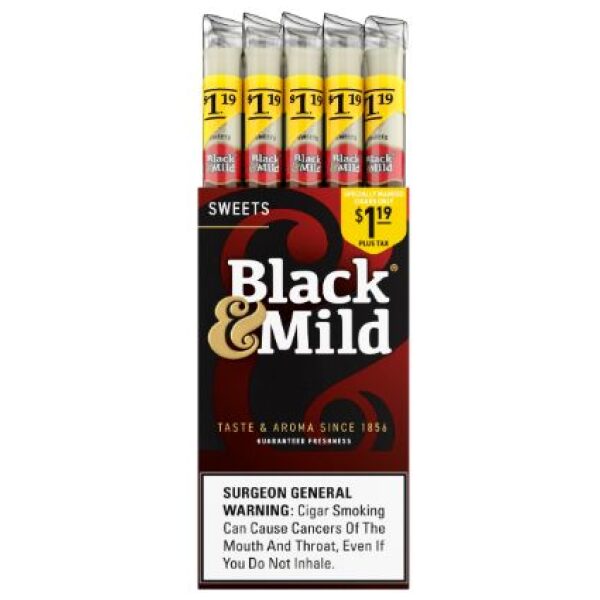 Black & Mild Cigars - Sweets ($1.19) - 25ct