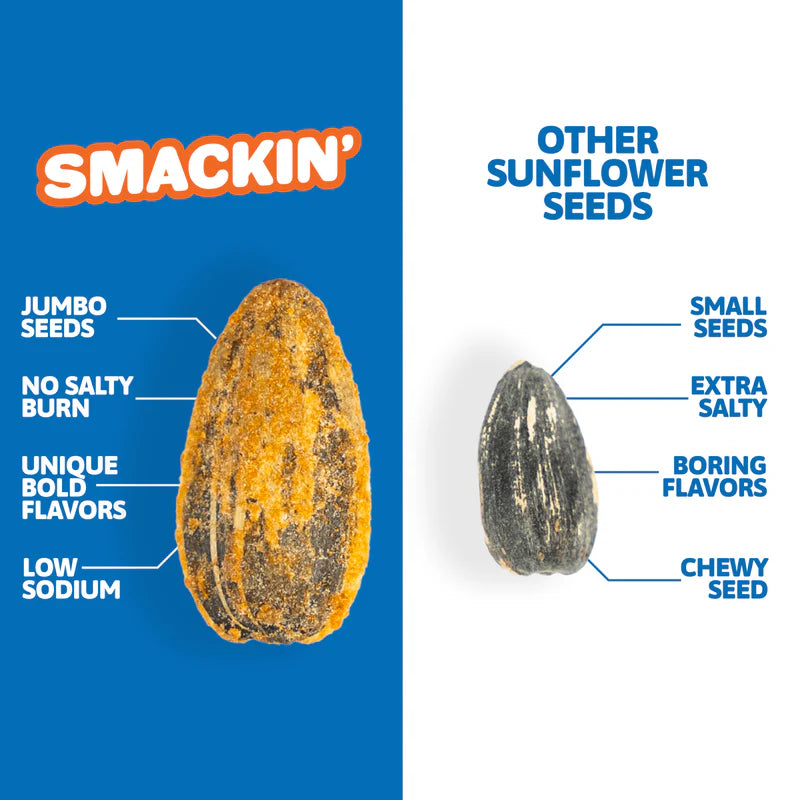 Smackin' Sunflower Seeds - 4oz Bag - 12ct