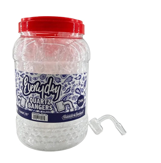 Everyday - 14/90 2mm Flat Top Quartz Banger Jar - 25ct