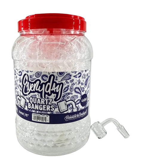 Everyday - 14/90 4mm Flat Top Quartz Banger Jar - 25ct