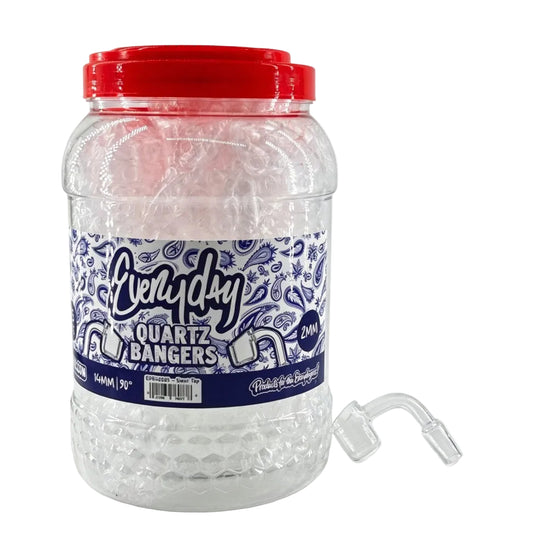 Everyday - 14/90 2mm Slant Top Quartz Banger Jar - 25ct