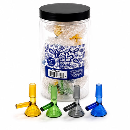 Everyday - Color Bowl w/ Rod Handle - 12ct - Assorted Sizes