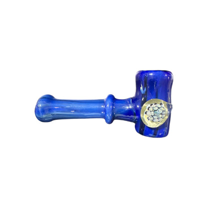 Blue Sherlock Glass Pipe - 2ct