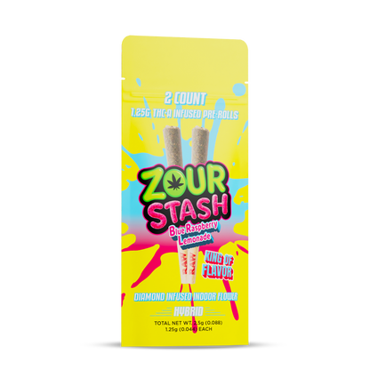 Zour Stash - 1.25g Pre-Roll THCA - 2pk - 10ct