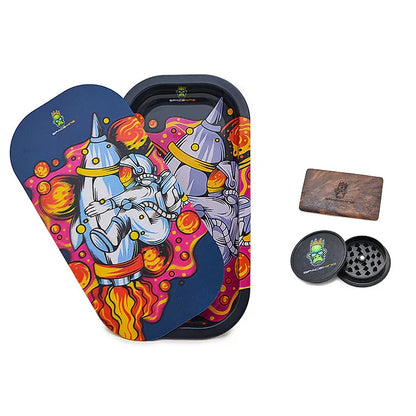 Space King - Rolling Tray Kit - 3D Holographic - Slim - Asst