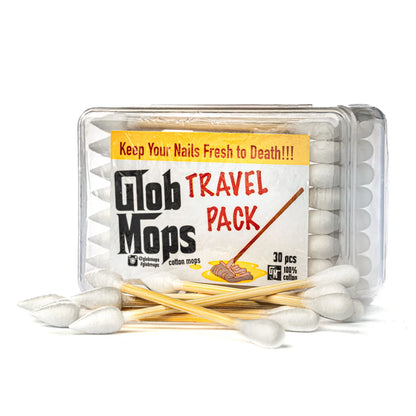 Glob Mops - Cotton Swabs - Travel Pack - 30pk - 18ct