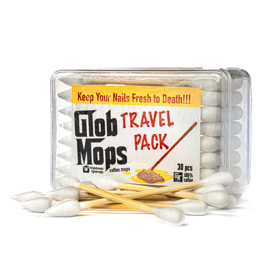 Glob Mops - Cotton Swabs - Travel Pack - 30pk - 18ct