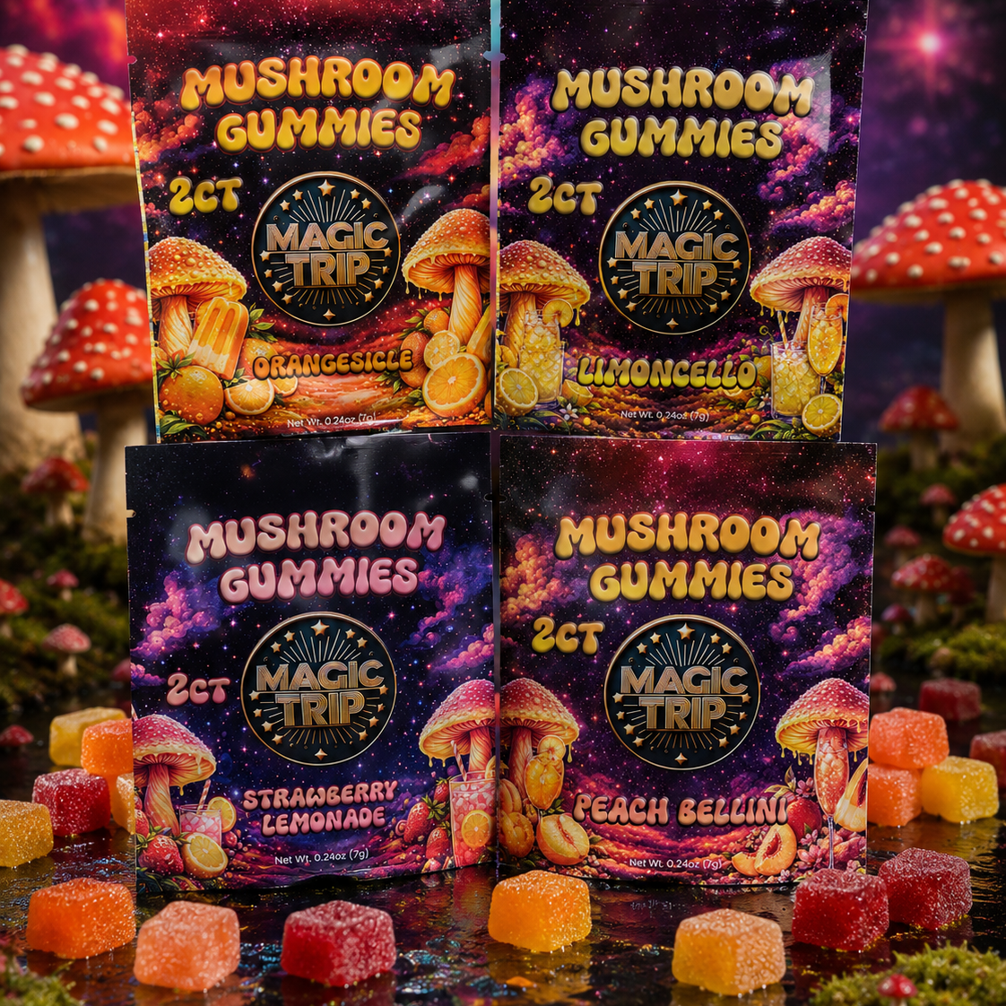 Magic Trip - Mushroom Gummies - 2pk - 30ct