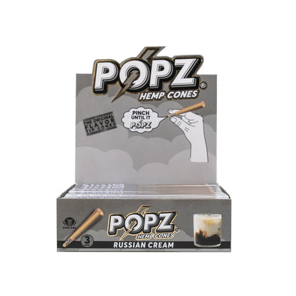 Popz Hemp Cones - King Size - 3pk - 12ct