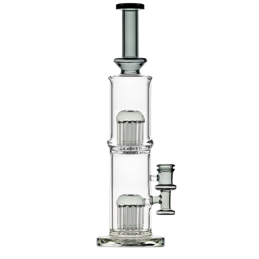 WP - 14" Double Tree Perc - Black [ LG003 ] +