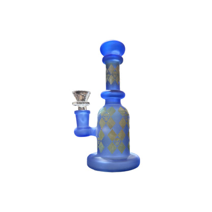 On Point Glass - Skulls 6.5" Straight Tube