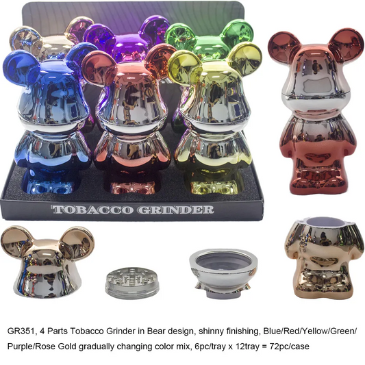Grinder - Shiny Bear - 4pc - 6ct [ GR351 ] +