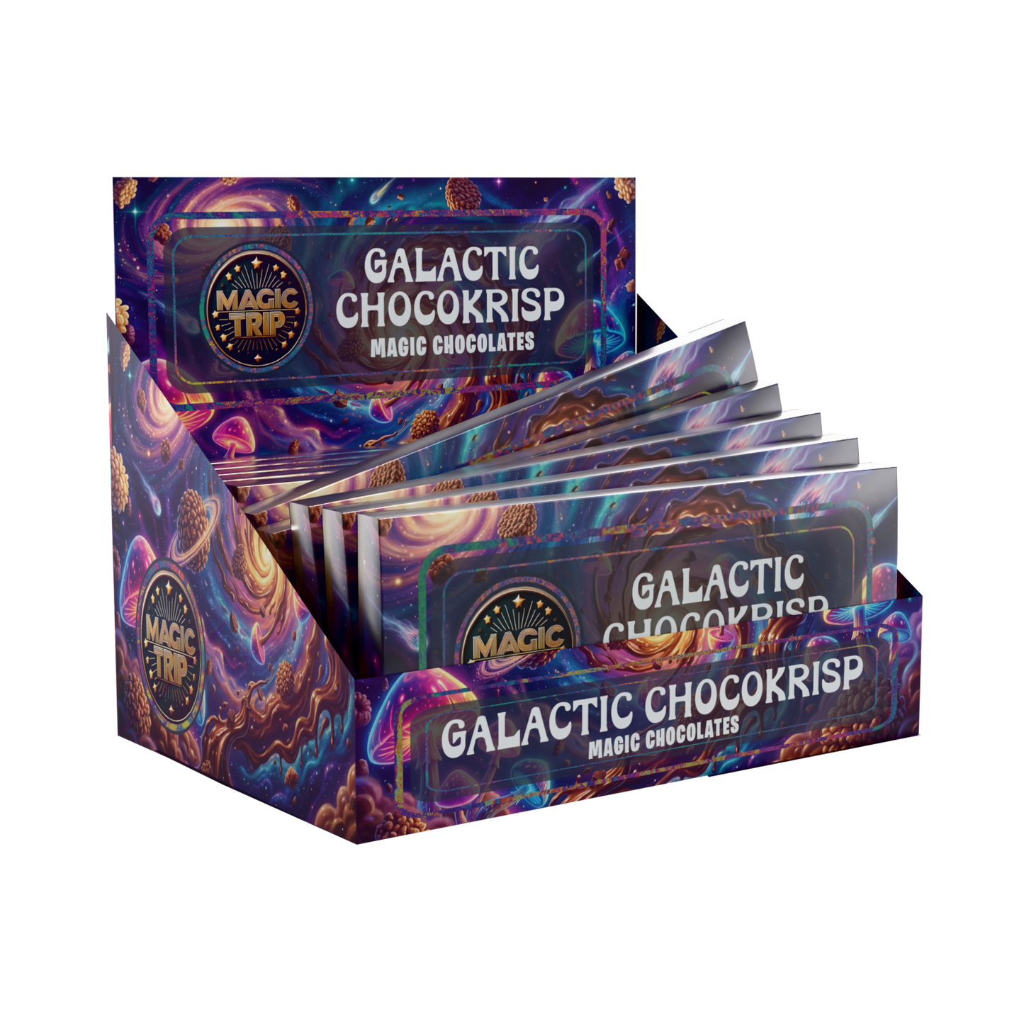 Magic Trip Mushroom Chocolate Bars - 10ct