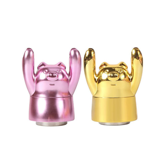 Grinders - 4pc Piggy Shaped Design Zinc Alloy - 6ct [ #31 ]