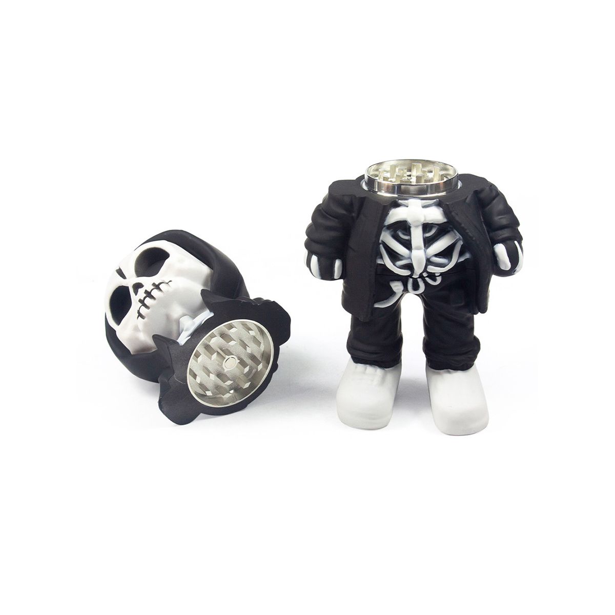 Grinders - 4pc Skeleton Man Design - 6ct [ #20 ]