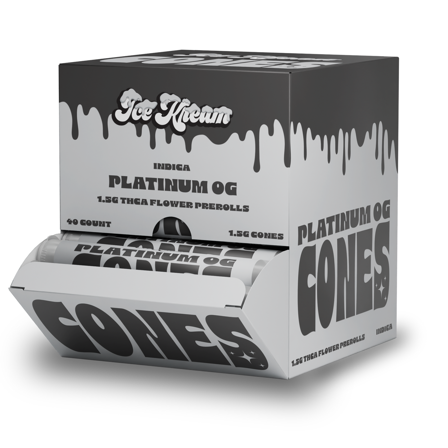 Ice Kream - 1.5g Pre-Roll THCA Cones - 40ct