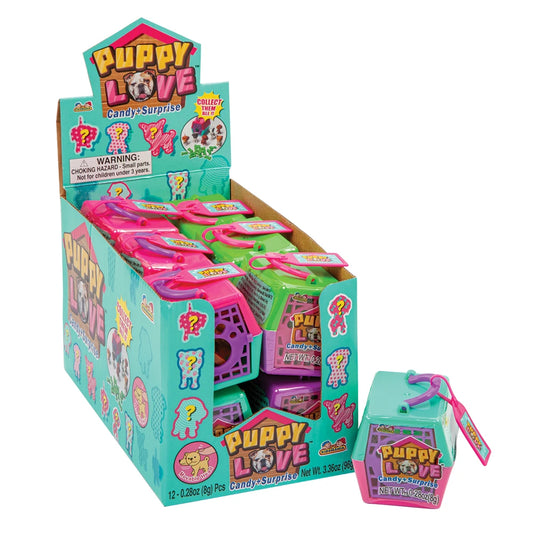 Puppy Love Candy & Collectable Toy - 12ct