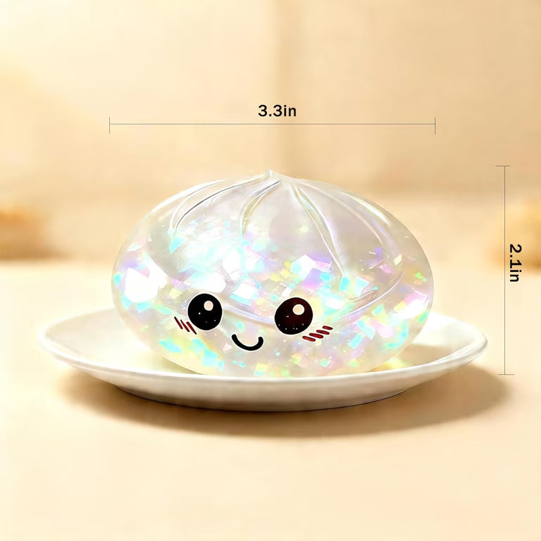 Squish Toy - 12ct - Dumpling Plain Face