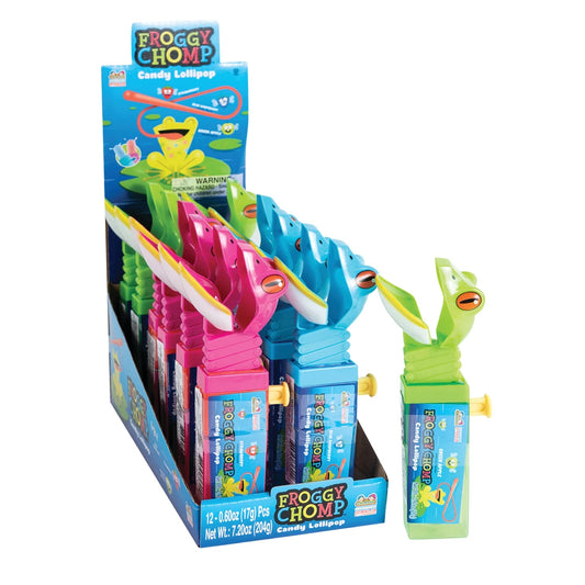 Froggy Chomp Lollipop Candy - 12ct