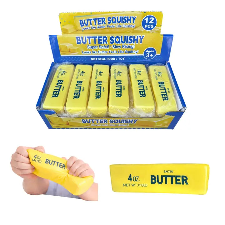 Squish Toy - 12ct - Butter