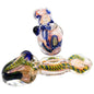 Hand Pipe - Import - Gold Fumed 4.5" [DLB3348] - 3PK