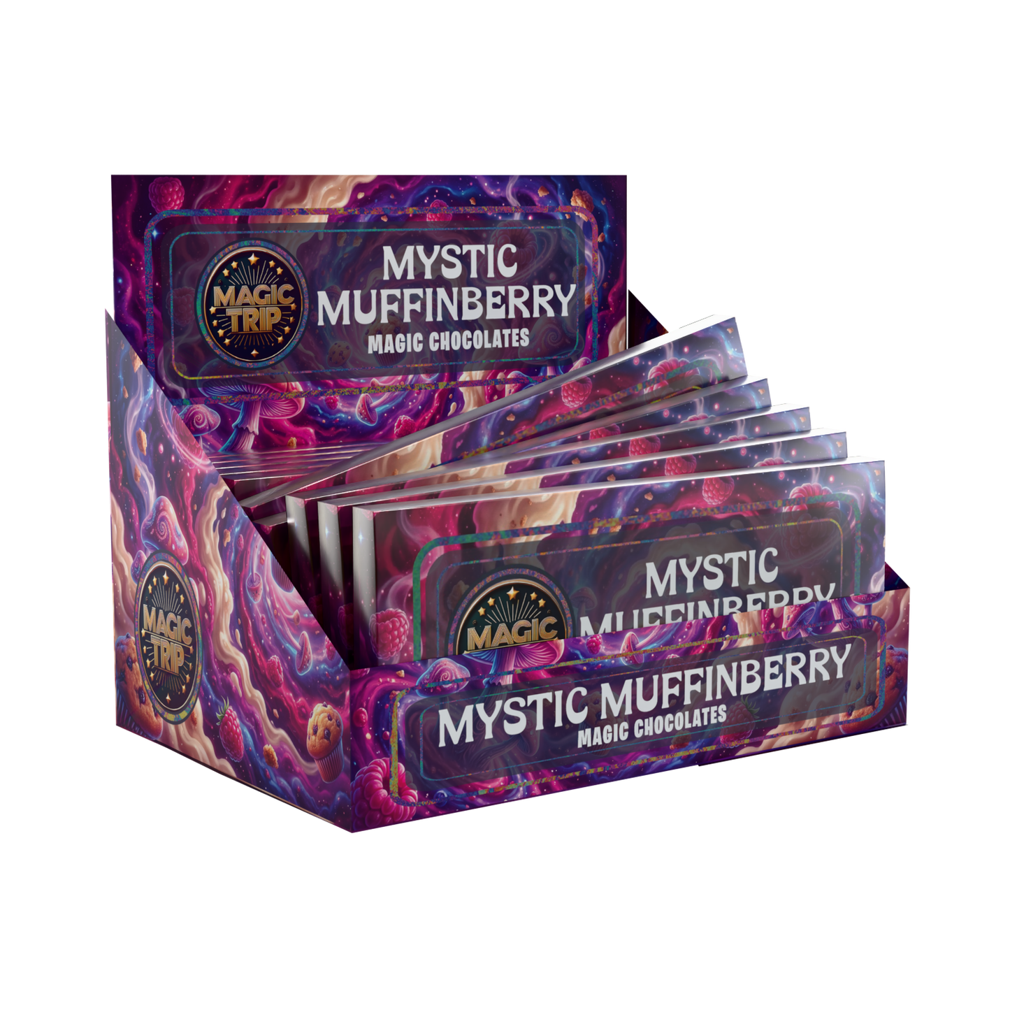 Magic Trip Mushroom Chocolate Bars - 10ct