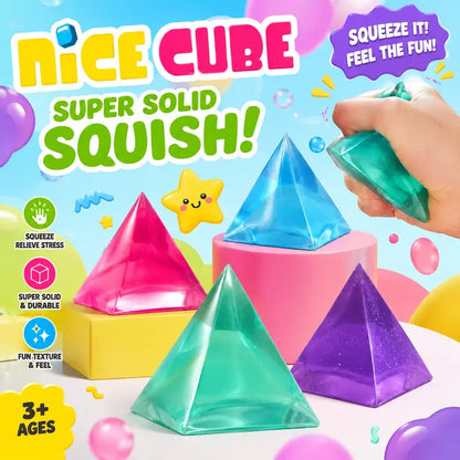Squish Toy - 12ct - Cube Sandy