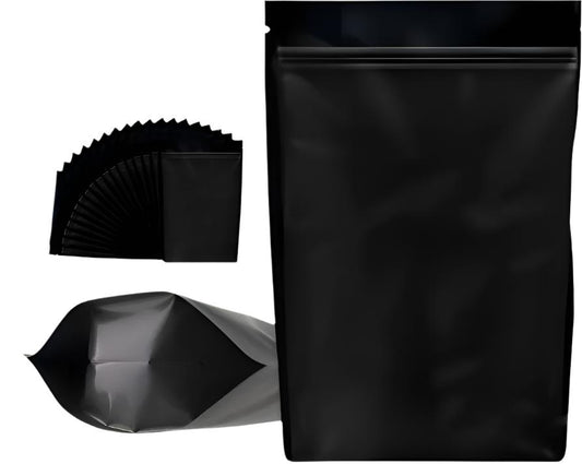 Loud Lock - Mylar Bags - 1/2oz - Black - 100ct