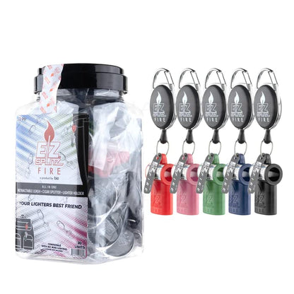 EZ Splitz - Lighter Leash - Fire w/ Belt Clip