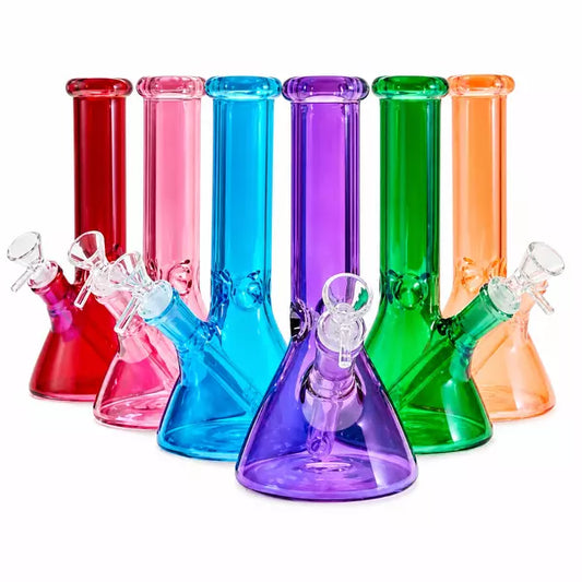 WP - 10" Fluorescent Painted Beaker - Assorted Colors