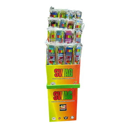 Swag - 12 Assorted Fragrance 19" Jumbo Incense Display - 48ct - 30pk