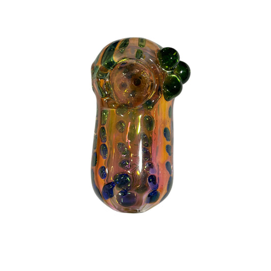 Hand Pipe Yellow Spotted