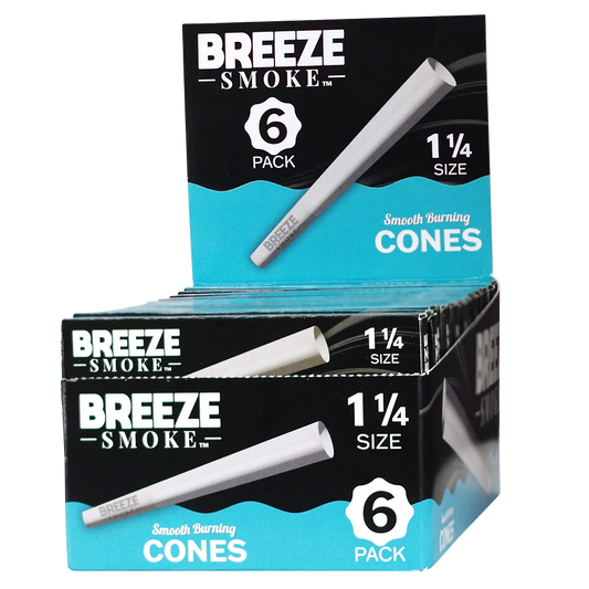 Breeze 1 1/4 Cones - 6pk - 18ct