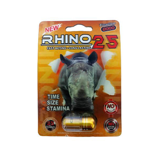 Rhino 25 - Enhancer - Titanium 8000 - 22ct