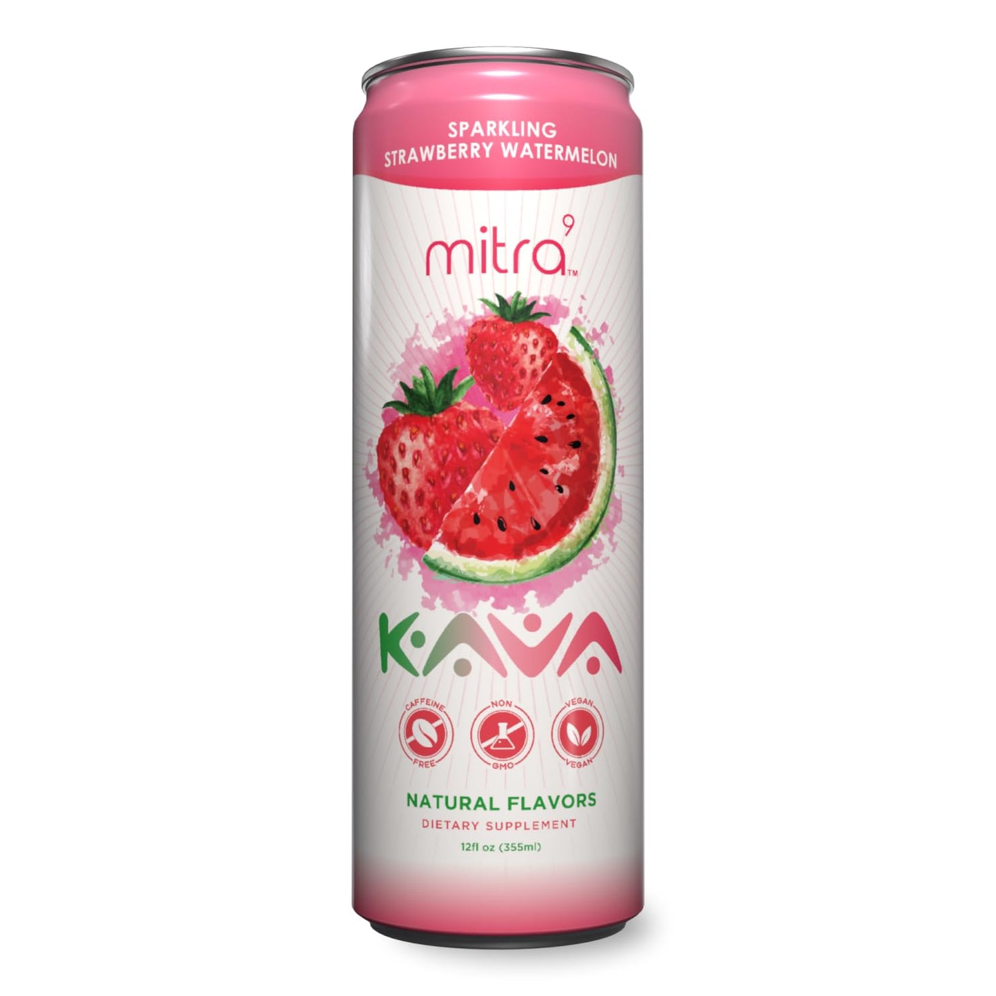 Mitra9 - Kava Seltzer - Coconut Lychee - 500mg - 12oz